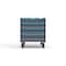 Strong Hold 4 drawer cabinet - (1x 4in, 1x 5in, 2x 6in) - Blue accents - Electronic Lock S3036-PCRAS-0402FS - alternate 1