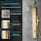Anzzi Dion Series 39 in. 2-Jetted Shower Tower with Heavy Rain Shower and Body Jets SP-AZ082BG - alternate 4