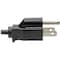 Eaton Tripp Lite Series 3-Slot Power Cord, NEMA 5-15P to C5 - Laptop/Notebook, 10A, 125V, 18 AWG, 10 P013-010 - alternate 5