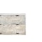 Homeroots 35" Gray Carved Abstract Solid Wood Five Drawer Dresser 661226 - alternate 7