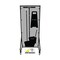5S Supplies Housekeeping Shadow Board Broom Station V15, Gray / Black, BO, No Text HSB-V15-GRAY/BLACK-BO-NO TEXT - alternate 1