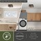 Vaxcel Ravenswood 13-in W Black and Wood Slat Square Farmhouse Flush Mount Ceiling Light Fixture C0265 - alternate 8