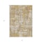 Homeroots 8' X 10' Gold Brown And Beige Abstract Washable Indoor Outdoor Area Rug 597965 - alternate 8