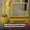 3M Safety Floor Tape Backing: Vinyl, Adhesive: Rubber Black/Yellow, 3 in W x 4.2 mil Thick 5702 - alternate 5