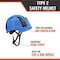 Malta Dynamics Safety Helmet, Acrylonitrile Butadiene Styrene (ABS), Ratchet, Light Blue HTLB2001 - alternate 7