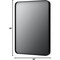 Simple Deluxe Bathroom Mirrors, Black Metal Framed Bathroom Mirror for Over Sink Wall, 22' x 30' Rounded Rectangl 3A88MIROACFY2230BLKV1 - alternate 4