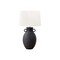 Monarch Specialties Lighting, 30"h, Table Lamp, Black Ceramic, Ivory / Cream Shade, Transitional I 9944 - alternate 1
