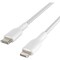 Belkin BOOSTCHARGE BRAIDED USB-C TO LIGHTNING CABLE 2M / 6.6FT, WHITE CAA004BT2MWH - alternate 7