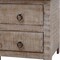 Homeroots 24" Gray Solid Wood Two Drawer Nightstand 488755 - alternate 3
