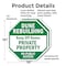 Signmission Dune Rebuilding Keep Off Dunes Priv, 10 inch X 10 inch, Plastic Sign, 2PK OC-P-2PACK-10-50 - alternate 5
