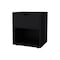 Homeroots 20" Black Wood One Drawer Nightstand 553689 - alternate 1