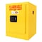 Securall Flammable Storage Cabinet, 4 Gallon, 1 Shelves, 17 in W x 22 in H x 17 in D, Yellow A102 - alternate 1