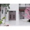 Vdomdoors Front Exterior Prehung Aluminum Double Doors Ronex1205 Bronze Oak Top Transom Mirrored Clear Glass RONEX1205DEXD-OAK-W72xH96+12-RH-I - alternate 3
