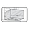M-D Building Products Small Silver Air Conditioning Cover for Window Units 03392 - alternate 4