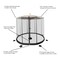 Pure Garden Patio Umbrella Mosquito Net-Bug Screen for 9' Patio Table Umbrellas & Furniture 50-LG1206 - alternate 6