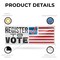 Signmission Register to Vote, 36 Inch x 96 Inch, Vinyl Banner B-96-30832 - alternate 3