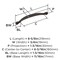 Amerock Inspirations 6-5/16 inch (160mm) Center-to-Center Oil-Rubbed Bronze Cabinet Pull, 25PK 25VMP1589ORB - alternate 4