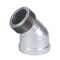 B & K 1-1/2 in. FIP each X 1-1/2 in. D MIP Galvanized Malleable Iron 45 degree Street Elbow 311USE45-112 - alternate 4