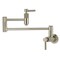 Kingston Brass Wall Mount Pot Filler Faucet with Knurled Handle, Brushed Nickel KS8108KNL - alternate 1