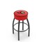 Holland Bar Stool Co 30" 4" Ottawa Senators Cushion Seat, Blk Wrinkle Base Swivel Bar Stool L8B130OttSen - alternate 1