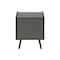 Monarch Specialties Accent Table, Side Table, Storage Drawer, Nightstand, Bedroom, Living Room, Grey, Contemporary I 3668 - alternate 5