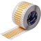 Brady PermaSleeve Low Smoke Zero Halogen Wire Marking Sleeves, 0.125 in. Dia x 1 in. W, Yellow LSZH-125-2-YL-2 - alternate 1
