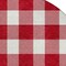 Homeroots 8' Red And Ivory Round Plaid Washable Indoor Outdoor Area Rug 595429 - alternate 8