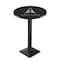 Holland Bar Stool Co Pub Table, 30 in L, 30 in W, 36 in H, Steel Top, Black L217 - alternate 1