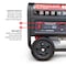 Tomahawk Power 4000 Watt Honda Powered Generator Super Quiet Portable Gas Power Professional Use TG4000H - alternate 5