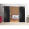 Sartodoors Sturdy Double Barn Door with Hardware, Planum 0410 Black Matte, 13FT Rail Hangers Heavy Set, Modern PLANUM0410DB-S-BLK-60 x 84 (2* 30x84) - alternate 6