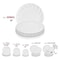 Smarty Had A Party 9" Clear Flair Plastic Buffet Plates (180 Plates), 180PK 209CL-CASE - alternate 10