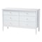 Baxton Studio Lucera Mid-Century White Twin Size 5-Piece Bobbin Bedroom Set 257-14013-14127-14124-14121-14121-ZORO - alternate 7