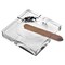 Homeroots 5in Clear Crystal Square Cigar Ash Tray 375764 - alternate 1