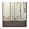 Homeroots 24" Oak Wood Floating Single Door Bathroom Vanity And Medicine Cabinet With Mirror 478204 - alternate 4