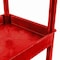 Luxor Utility Cart with Deep Lipped Plastic Shelves, 300 lb Load Capacity, 3 Shelves, 24 in L, 18 in W RDSTC111RD - alternate 8