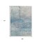 Homeroots 9' X 12' Aqua And Beige Abstract Washable Indoor Outdoor Area Rug  631447 - alternate 7