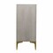 Homeroots 32in Gray Solid Wood Sideboard with Two Doors 401698 - alternate 8