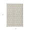 Homeroots 8' X 10' Beige And Ivory Geometric Washable Indoor Outdoor Area Rug 595706 - alternate 9