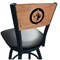 Holland Bar Stool Co 36" Blk Wrinkle Winnipeg Jets Swivel Bar Stool, Laser Engraved Back L03836BWMedMplAWinJetBlkVinyl - alternate 1