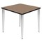 Regency Square Kahlo Breakroom Table, 30 in W, 30 in L, Noble Oak TPL3030NOCM - alternate 1