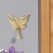 Homeroots 5" Gold Cast Iron Butterfly Wall Hook 612076 - alternate 1