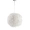 Jonathan Y Stork 19" Feather Metal Adjustable LED Pendant, White JYL9063A - alternate 11