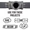 B & K 1-1/2 in. MIP each X 1-1/2 in. D FIP Black Malleable Iron 45 degree Street Elbow 501534 - alternate 7