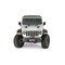 Warn Stubby One Piece Design Winch Mount Bumper with Shackle Tabs Powder Coated Black Steel 101325 - alternate 5