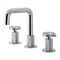 Kingston Brass Widespread Bathroom Faucet with Push Pop-Up Drain, Polished Chrome KS1411RNK - alternate 1