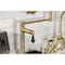 Kingston Brass Deck Mount Pot Filler Faucet, Brushed Brass KS4707PKL - alternate 4