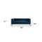 Homeroots 85" Navy Blue Velvet Wood Sofa 543933 - alternate 7