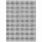 Homeroots 8' X 10' Gray And Charcoal Plaid Washable Indoor Outdoor Area Rug 595484 - alternate 3