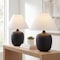 Jonathan Y Delphi 18.25" Minimalist Scandinavian Resin/Iron LED Table Lamp, Matte Black, 2PK JYL5600A-SET2 - alternate 6