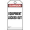 Panduit Safety Tag, Vinyl, 3 in Width, 5.75 in Height PVT-96 - alternate 1